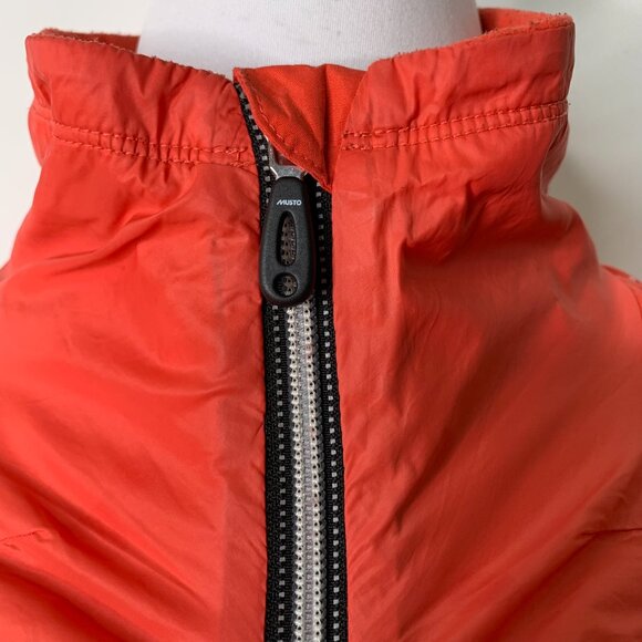 Musto Women's Orange 1/2 Zip Up Long Sleeve Pullover Fleece Size 8 - Picture 7 of 13
